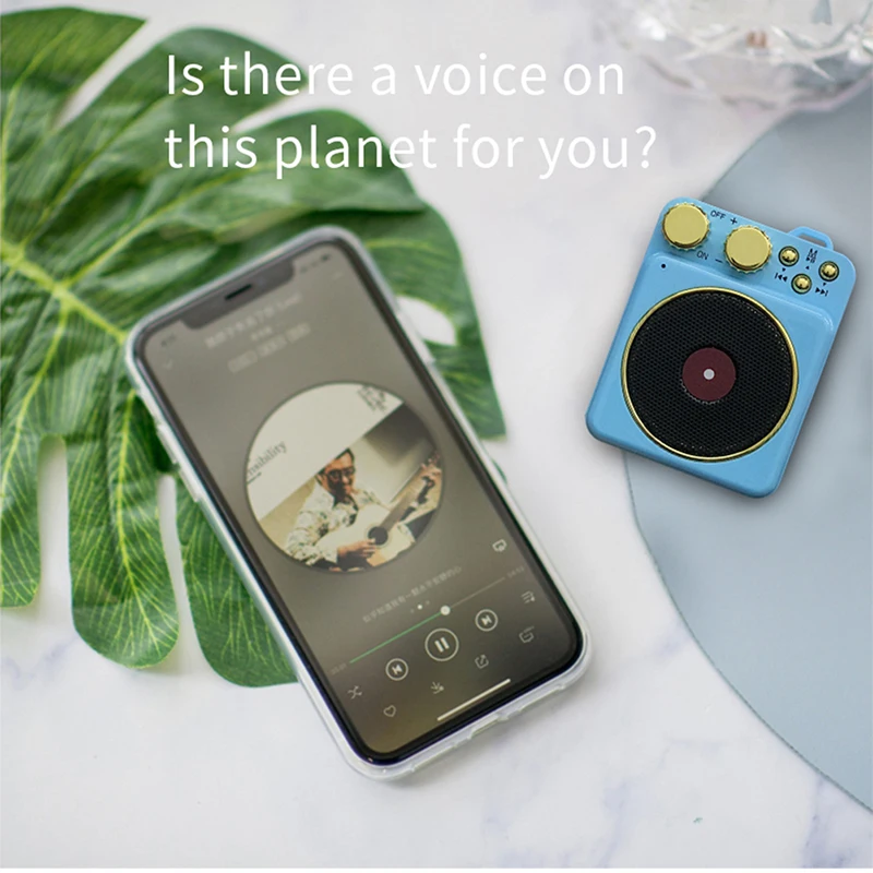 

Wireless Bluetooth Speaker 5.0 Portable Mini Subwoofer Smart Radio TF Card Waterproof Noise Reduction Player Outdoor Speakers