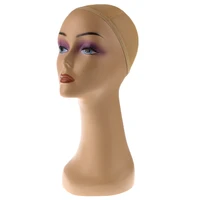 female mannequin head retail showcase display model for wig hat cap wig jewelry hat glasses mold stand training head