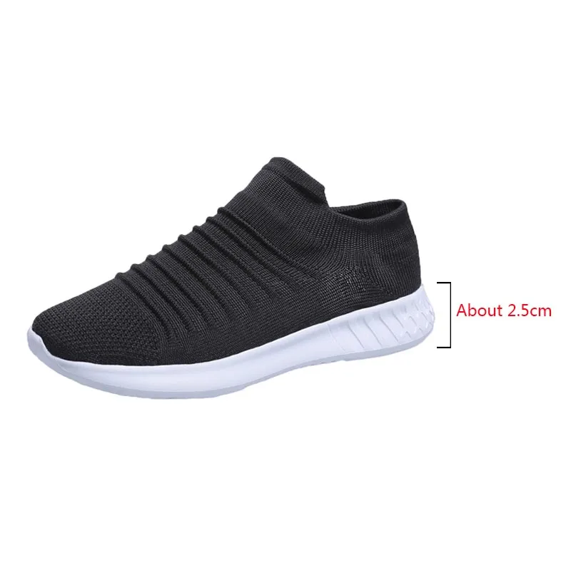 

Mesh sneakers women's running shoes breathable lightweight running shoes flying woven women's shoes lace-up sneakers Zapatilla