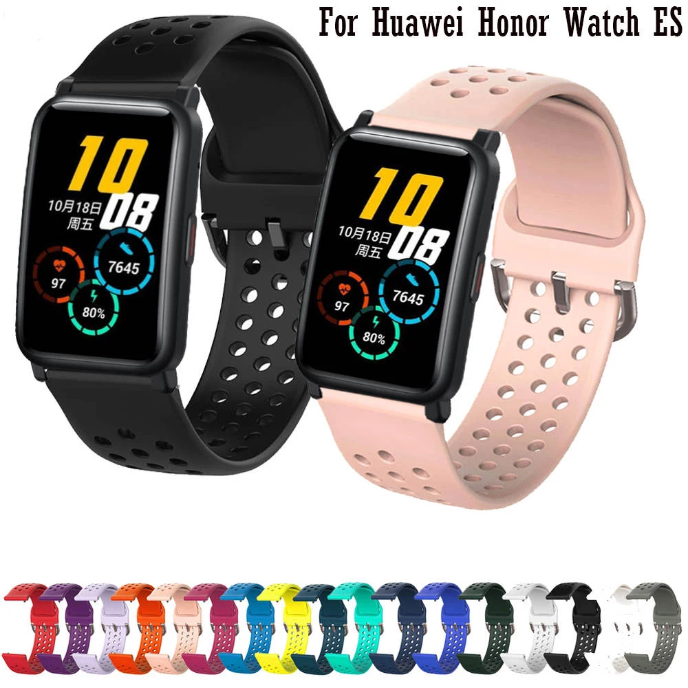 

Breathable Silicone Strap For Honor ES/Haylou LS02 Smart Watch Band Sports Wristband For Huawei Honor Magic/Magic 2 46MM GS Pro