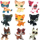 Lps кошка из коллекции pet shop, игрушки, НАСТОЯЩИЕ Оригинальные животные, кошка, котенок, щенок, колли, собака, немецкий дог, подарок для девушки