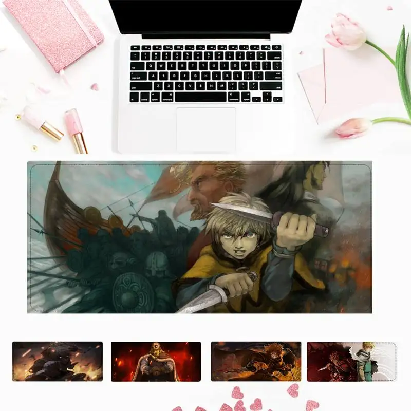 

Desk Mat Vinland Saga Mouse Pad PC Laptop Gamer Mousepad Anime Antislip Mat Keyboard Desk Mat For Overwatch/CS GO