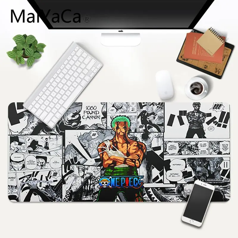 MaiYaCa один кусок комиксов резиновый коврик для мыши игры XXL ноутбук Настольный pc