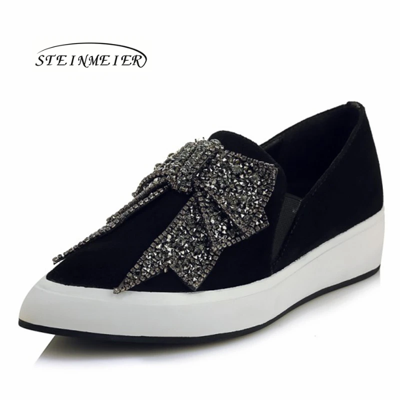 Женская обувь на плоской подошве Сезон весна Тонкие Туфли оксфорды 2020 из