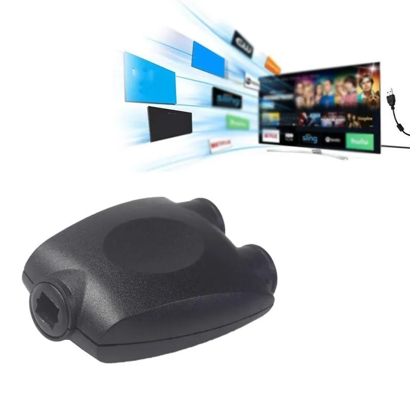 

Digital Optical Audio Splitter Lossless Sound Quality Fidelity Square Mouth Fiber Splitter Split Into Two TV Multimedia Sound