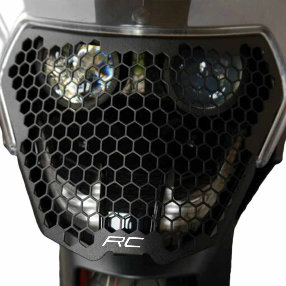 Для RC125 RC200 RC390 2014 - 2016 2017 2018 2019 2020 2021 RC 125/200/390 Защитная крышка передней фары |