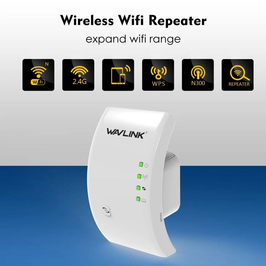 Wavlink N300, Wi-fi ретранслятор, 300 Мбит/с, мини беспроводной N маршрутизатор, Wifi ретранслятор, расширитель дальности, усилитель для Великобритании, ЕС, США, Австралии, вилка