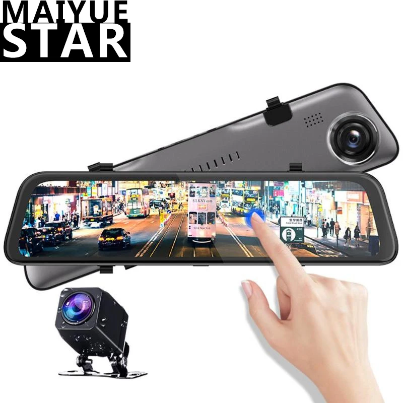 Автомобильный видеорегистратор Huawei HiSilicon 12 дюймов 2K Ultra HD 1440P 1080P ночное видение