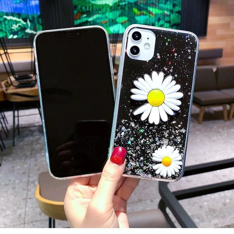 Блестящий чехол с цветами для Xiaomi Mi 9T MI 8 Redmi K20 Pro K30 8A 7A 6A 5A S2 4X xiaomi mi MIX 3 2S Max 2 5X 6X