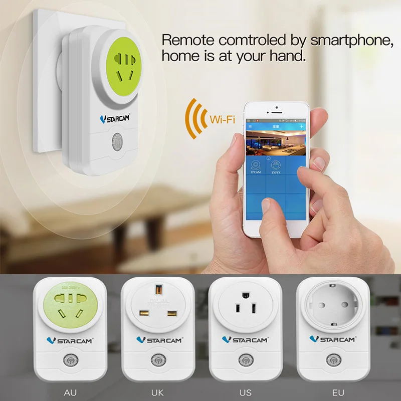 Умная розетка с дистанционным управлением через приложение для Apple Homekit