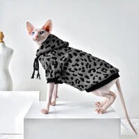 sphynx cat clothes retro style cotton camouflage sweater warm fall winter hairless cat clothes devon clothes cornish clothes