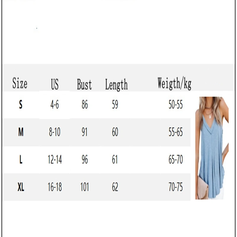 

2021 European and American Summer New Style Ladies V-neck Vest Irregular Multi-hem Sleeveless Cotton Top