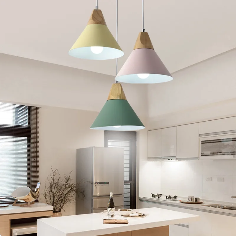 Подвесные светильники для столовой подвесные лампы современный красочный