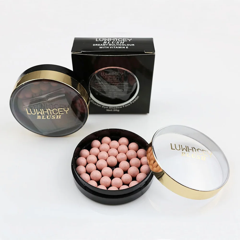 Горячие натуральные шарики Румяна для лица водостойкие румяна хайлайтер
