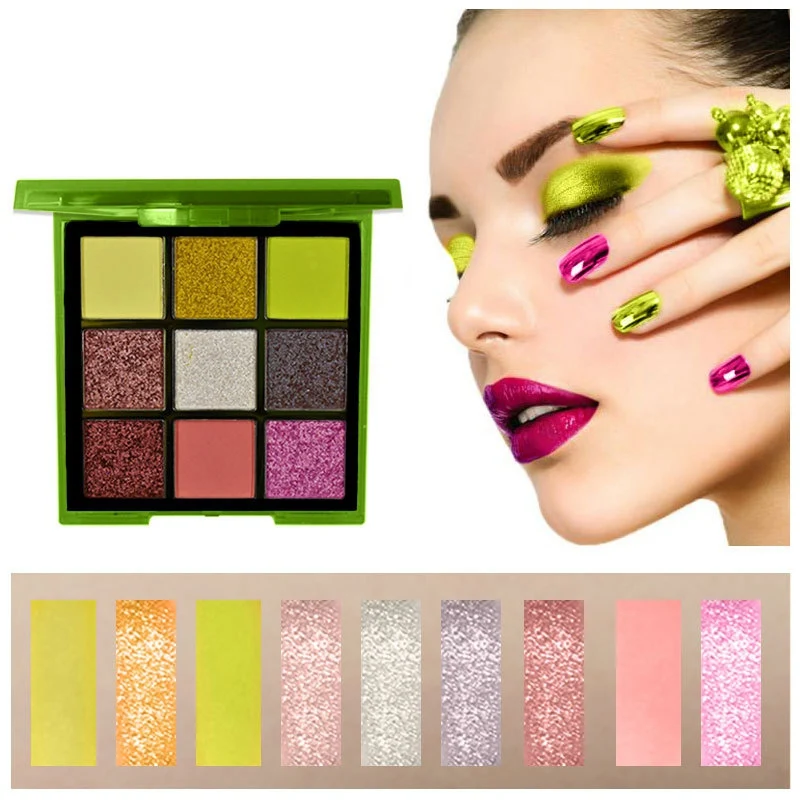 9 цветов матовые Перламутровые тени для век палитра стойкие век| |