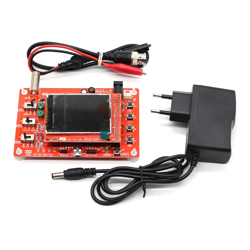 Комплект цифрового осциллографа сделай сам с TFT ЖК дисплеем 2 4 дюйма и тестовым