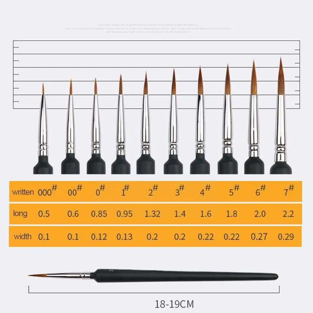 Ручная роспись тонкая ручка с крючком для рисования Волк/лошадь/свинья