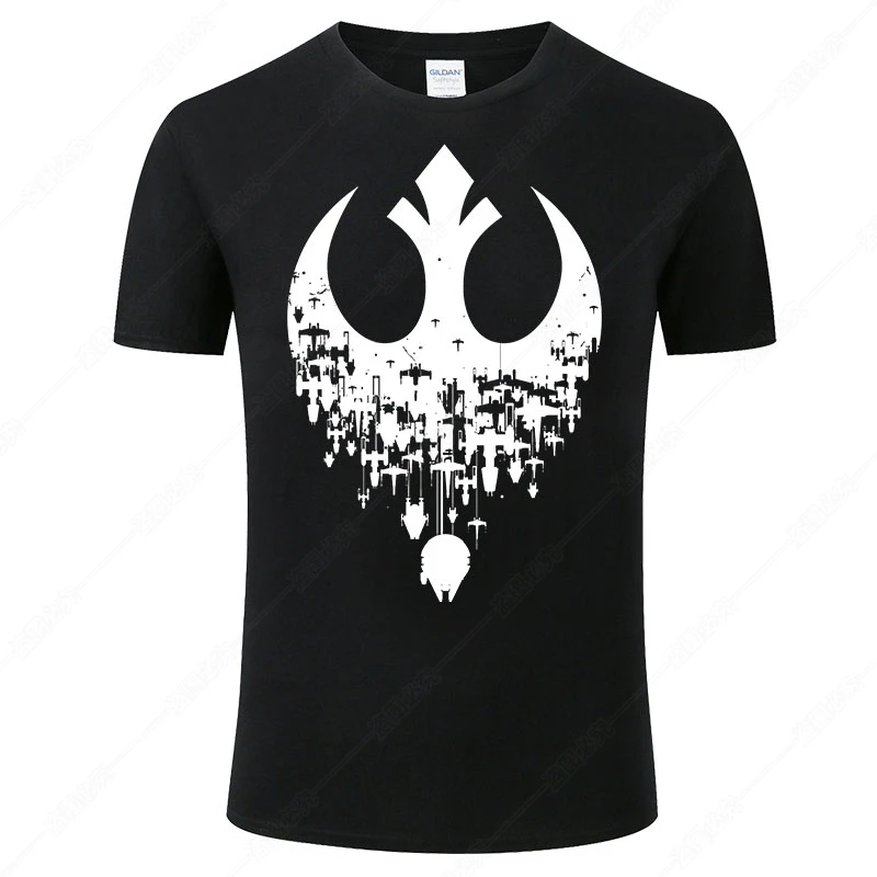 

Funny Star Wars Rebel Alliance Logo T Shirt Men Women Summer Cotton Short Sleeve Cool Print T-shirt Male Fashion Brand Tees