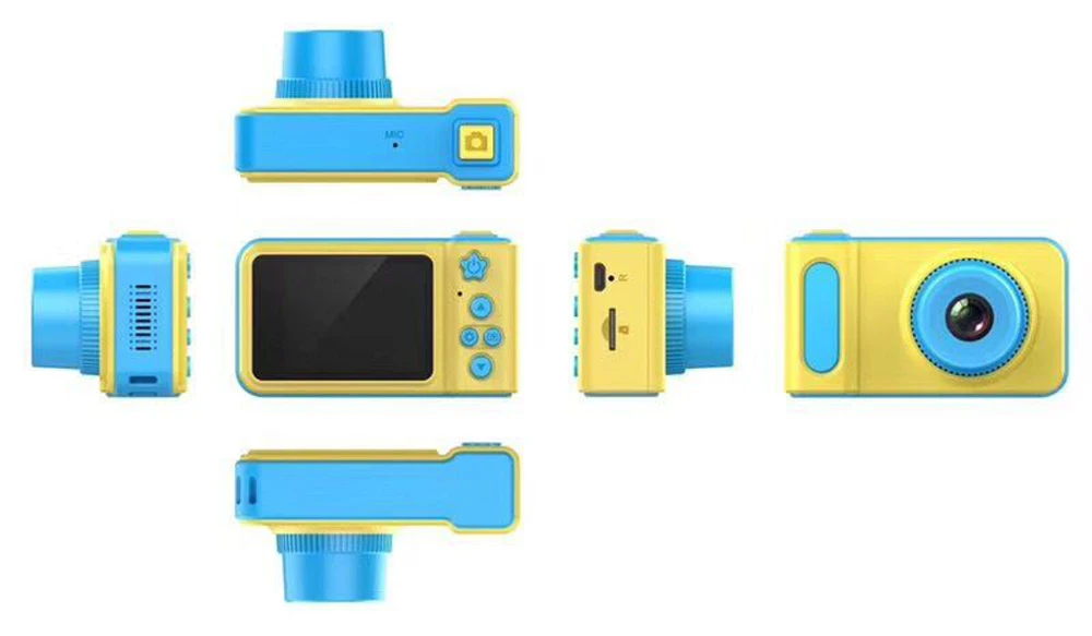 Цифровая мини камера 2 дюйма мультяшная Милая игрушки для детей подарок на день