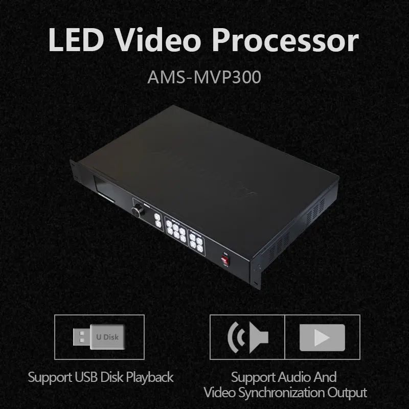 MVP300 вход DVI/HDMI/VGA/AV/USB светодиодный дисплей видео процессор сравнить vdwall lvp100 для дисплея светодиодный уличный видеостена