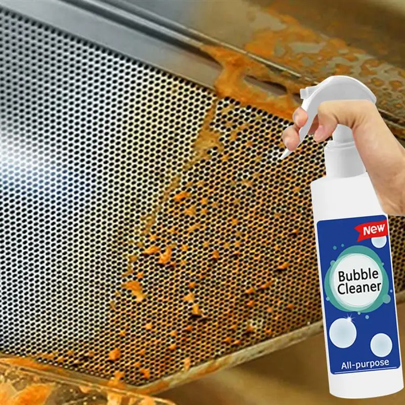 

200ml Kitchen Grease Cleaner Degreasing Foam Cleaner Household Smoke Machine Kitchenware Cleaning Deodorant Spray Cleaner