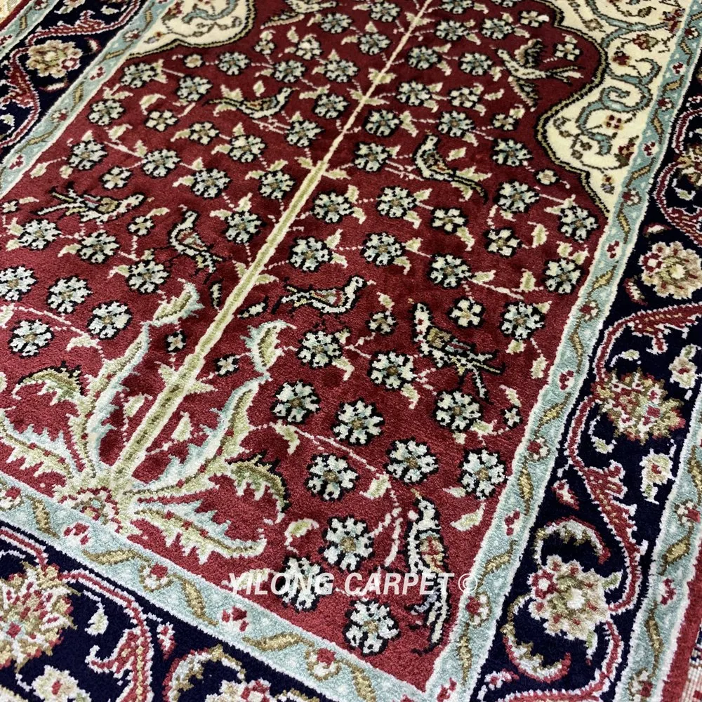 YILONG 1 5 'x 2' маленький шелковый коврик с деревом жизни Гобелен (HF066B) | Дом и сад