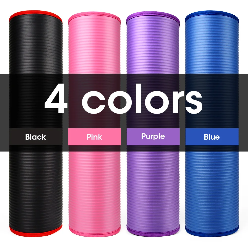 

1830*610*8/10mm, NBR Material Sport Thick Yoga Mat with bag,for fitness,Pilates Gymnastics Massage pad Exercise mat For Beginner