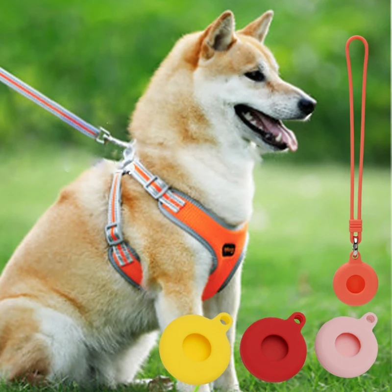 

Silicone Case Shock-proof Protective Cover Skin Full Protection Case For Airtags Locator Tracker Devices Accessories