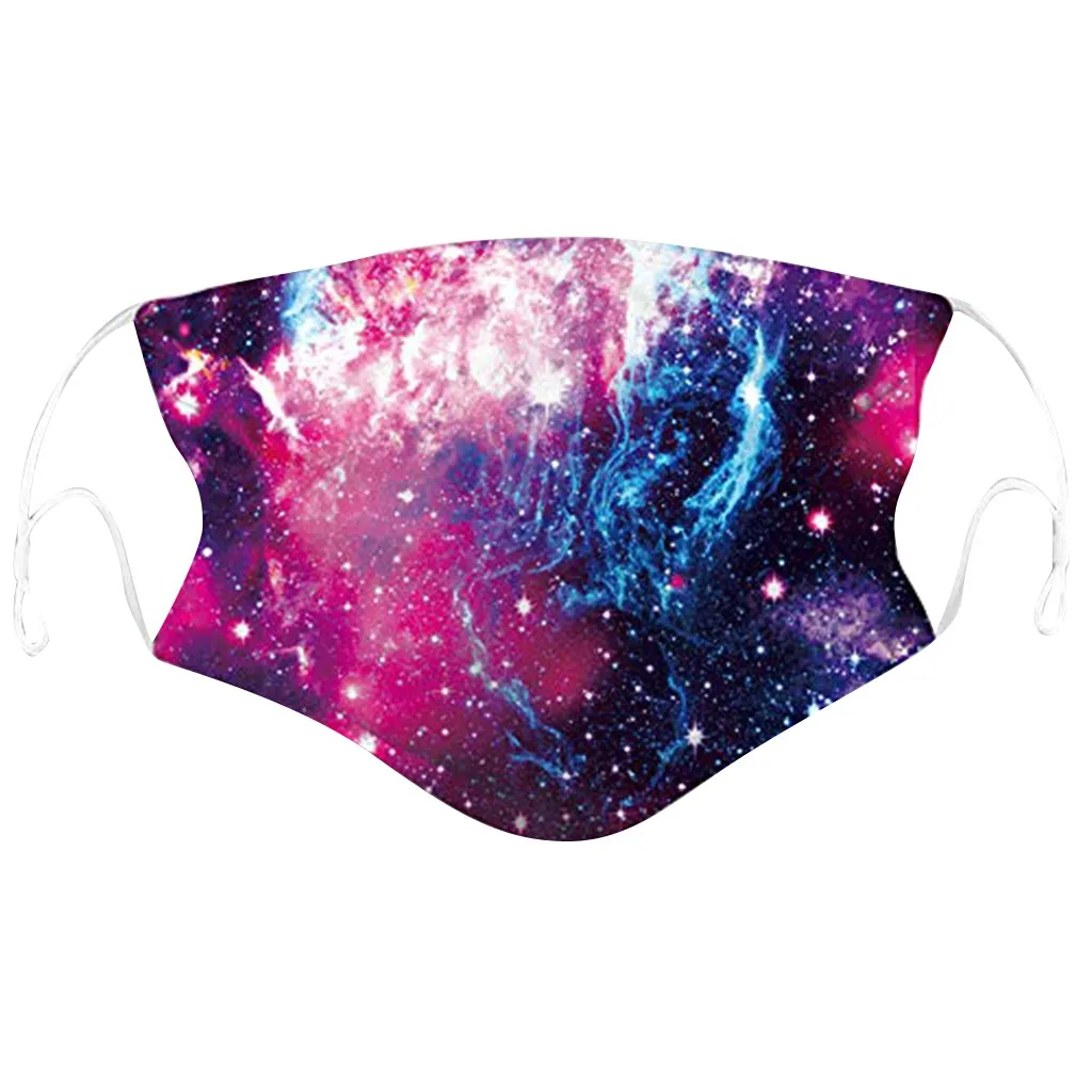 

Mouth Masks Printed Outdoor PM2.5 Haze Dustproof Protective Double-layer Breathable Face Mask Reusable Washable Mask For Adult
