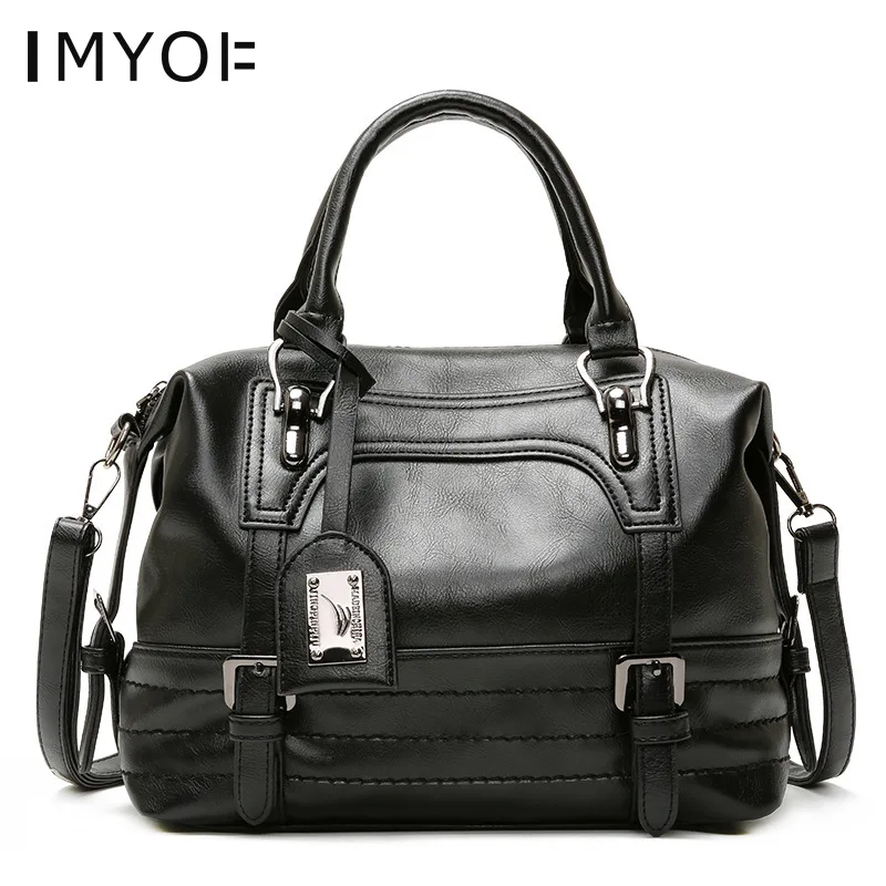 Женская сумка из искусственной кожи винтажная женская на плечо Большая