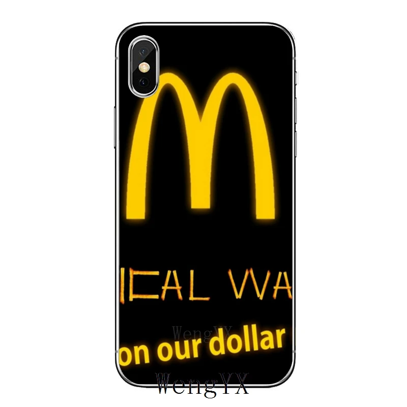 Чехол для iPhone 11 Pro XS Max XR X 8 7 6 6S Plus 5 5S SE Mcdonalds мягкий чехол - Цвет: Mcdonalds-A-10
