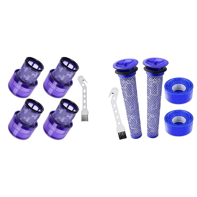 

2 Set Vacuum Cleaner Accessories: 1 Set V11 Filter For Filter Replacement & 1 Set Vacuum Filter Replacement Kit