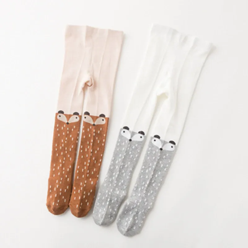 Милый ребенок в колготках для детей ясельного возраста колготки Носки с рисунком