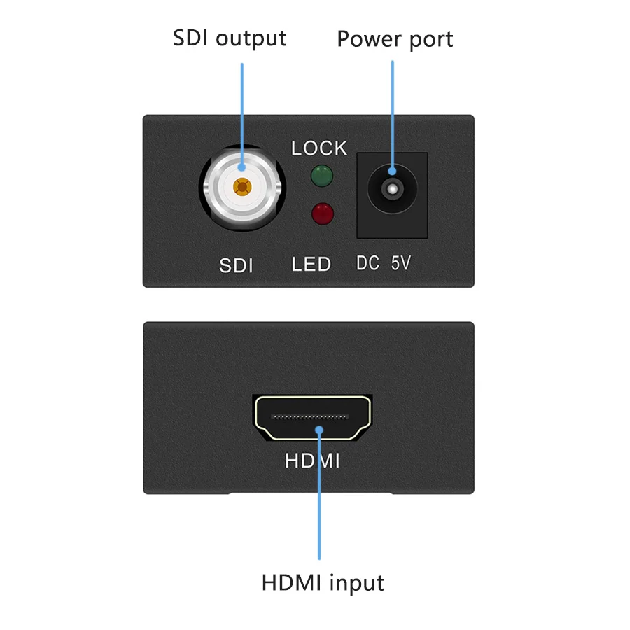 Wiistar HDMI в SDI конвертер адаптер 3G HD для вождения мониторов с адаптером питания EU US UK