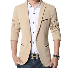 Chaqueta informal para hombre, traje ajustado a la moda para otoño y primavera, ropa masculina, M ~ 5XL, HF1415 (4)