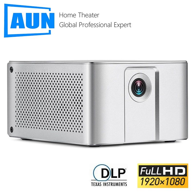Aon Full HD проектор J20, 1920*1080 P, Android wifi, аккумулятор 10000 мАч, портативный DLP проектор. Поддержка 4K 3D Beamer