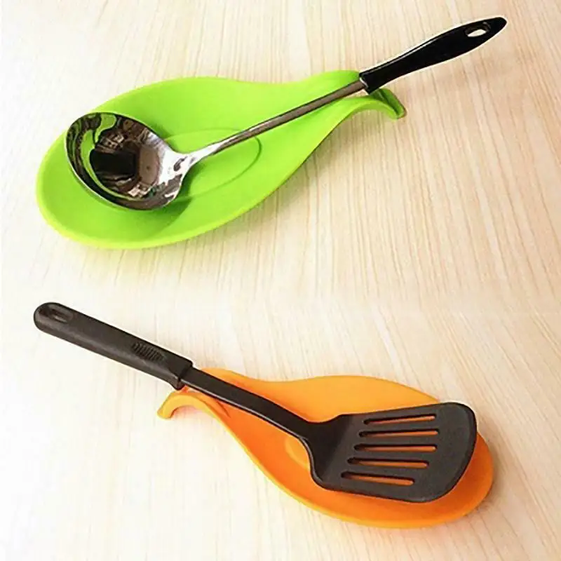 New 2020 Silicone Mat Multi Kitchen Tools Insulation Placemat Heat Resistant Put A Spoon Accessories Random Color | Дом и сад