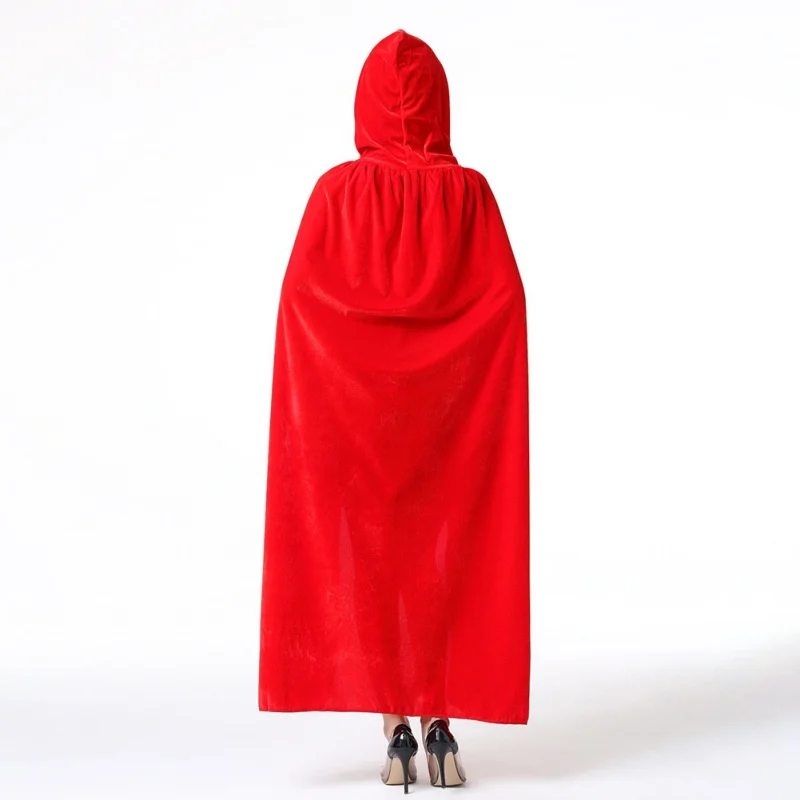 Плащ с капюшоном Wicca Robe Средневековый плащ Шаль вампира Хэллоуин Косплей