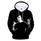 Милые 3D толстовки с надписью Be Water My Friends, свитшоты с длинным рукавом для мужчин и женщин, повседневные топы китайского кунг-фу, Брюса Ли