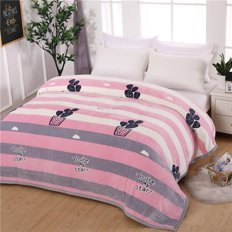 Landscape jacquard thickening warm super soft flannel gold velvet sofa bed cover blanket 200x230cmbedding children adult | Дом и сад