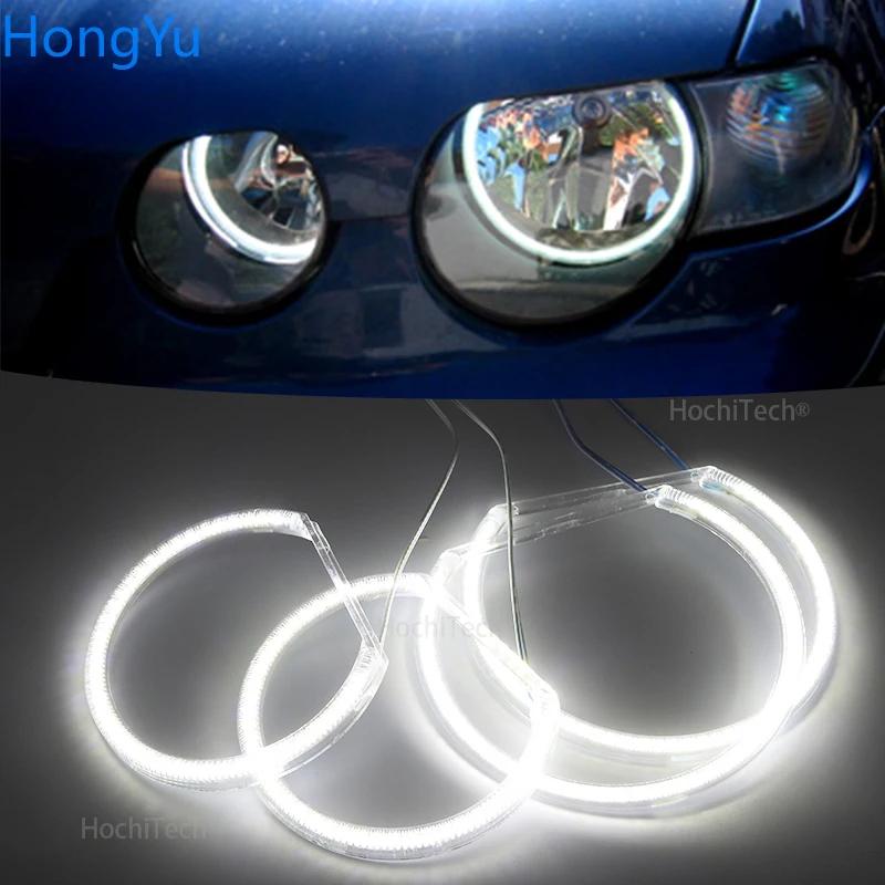 

For BMW E46 3 Series Compact 2001 - 2005 Super Bright white color 3528 SMD led Angel Eyes kit daytime running light DRL