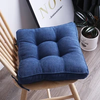 solid color thickening seat cushion office back cushion dual purpose domestic dining chairsofa cushion floor soft mat square
