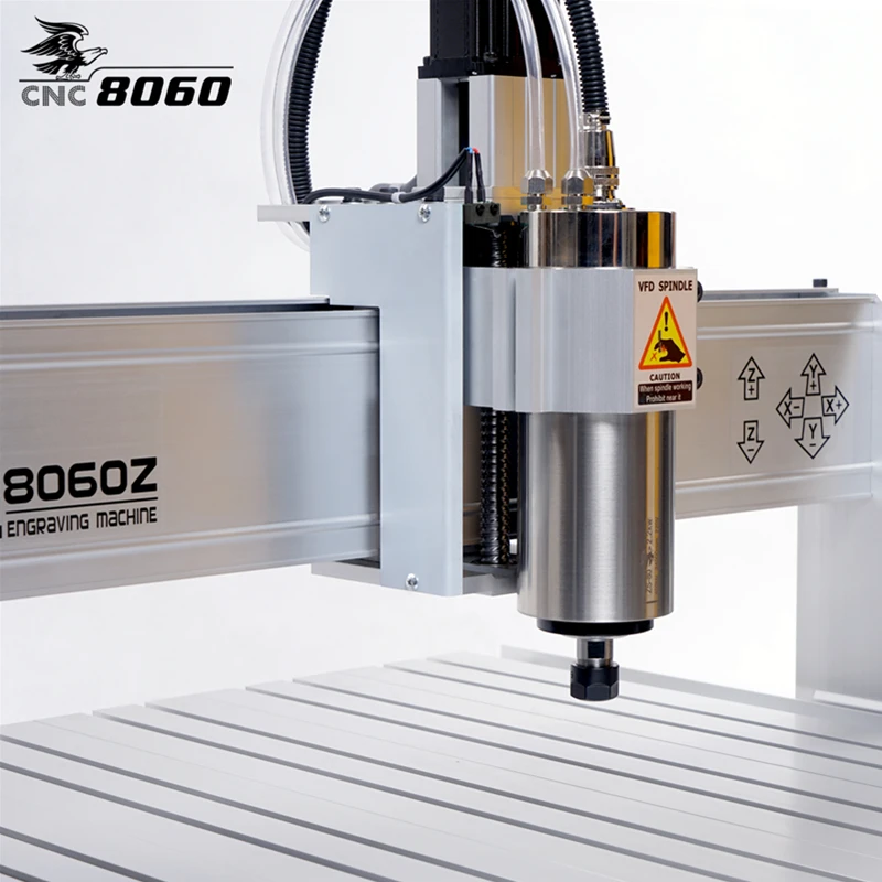 

YOOCNC 8060Z CNC Engraving Machine 2200W For PVC ABS PCB Wood Aluminum Work