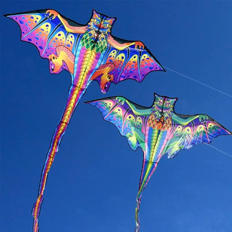 

New 3D Bat Shape Kite For Kids Kite Nylon Toys Fly Kites Children Kite Line Bird Kite Outdoor Toys Sports Beach Random Color