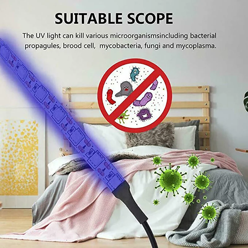 Бактерицидная лампа UVC бактерицидная озоновый стерилизатор световые полосы с