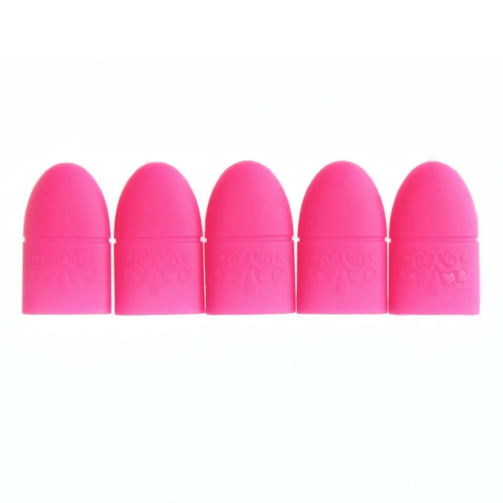

UV Gel Polish Remover Wrap 5PCS Silicone Nail Soak Off Cap Clip Manicure Cleaning Varnish Nail Beauty Tool Reuseable Finger
