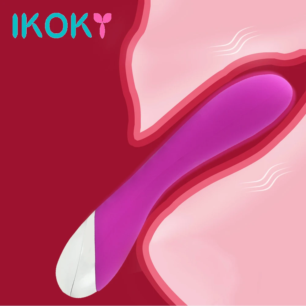 IKOKY женский фаллоимитатор для мастурбации Вибратор AV Стик интимные игрушки