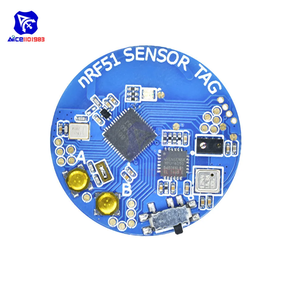 diymore NRF51802 Bluetooth 4.0 Temperature Air pressure Acceleration Gyroscope Ambient light sensor Module for Arduino | Электронные