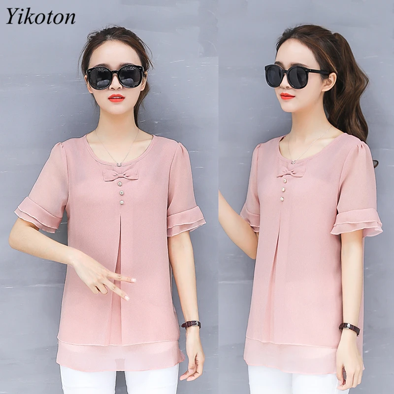 Шикарные элегантные топы для женщин Новинка лета 2023 модная однотонная