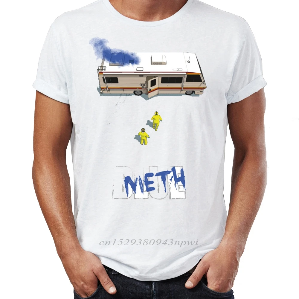 Фирменная Новинка Для мужчин футболки 100% хлопок Акира Стиль Breaking Bad Уолтер и